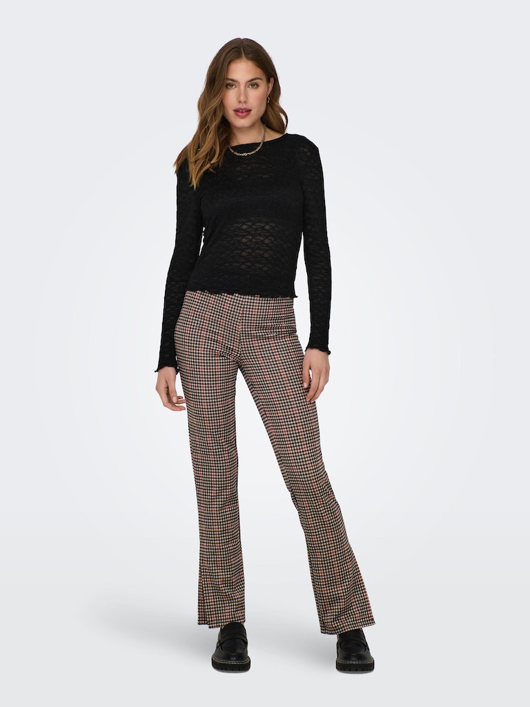 Jdygeggo Mia Slit Pant JrsTapioca RED SQUARE