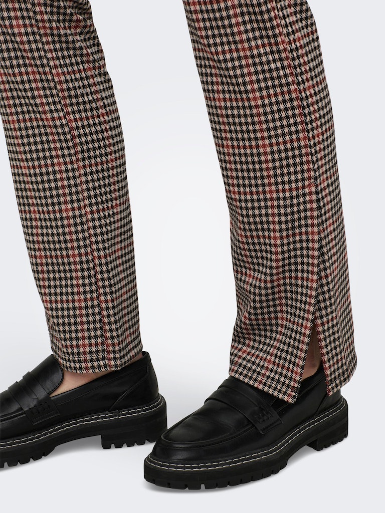 Jdygeggo Mia Slit Pant JrsTapioca RED SQUARE