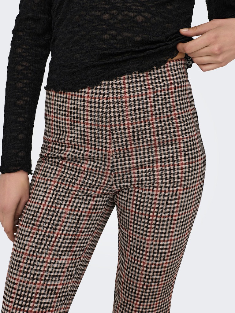 Jdygeggo Mia Slit Pant JrsTapioca RED SQUARE