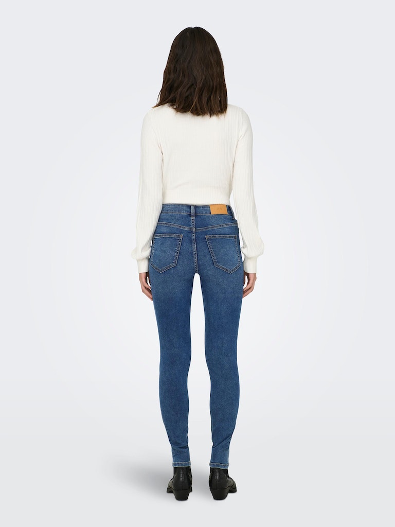 Jdytulga Anni Hw Ank Skinn Jeans Mix DnmMedium Blue Denim