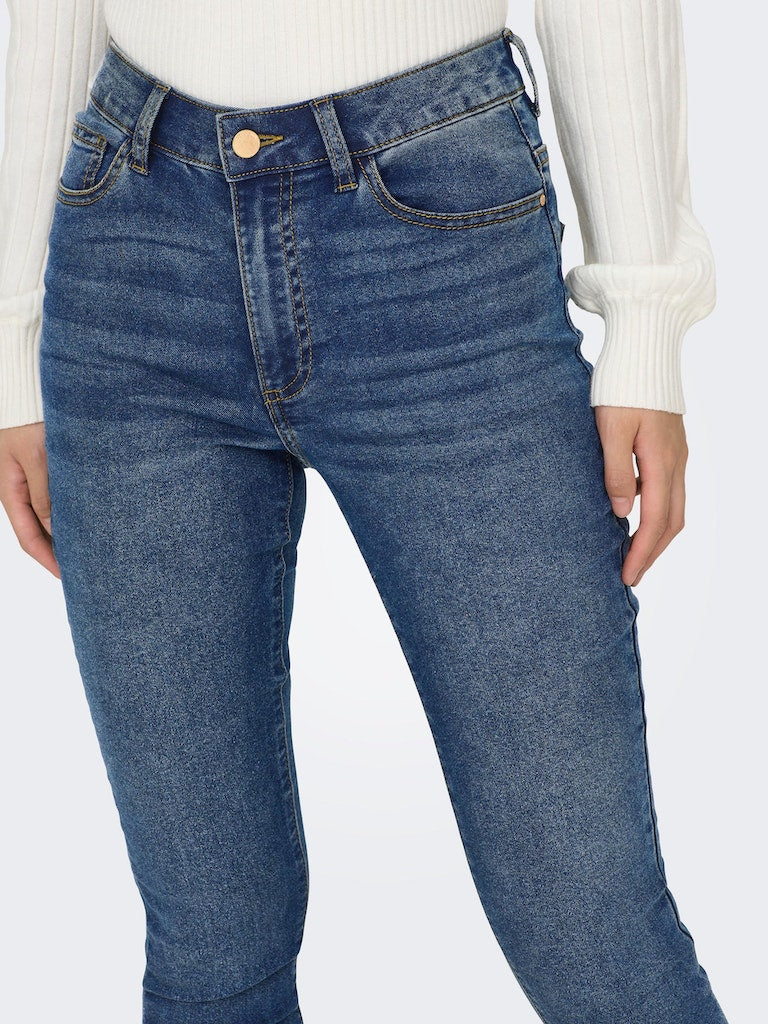 Jdytulga Anni Hw Ank Skinn Jeans Mix DnmMedium Blue Denim