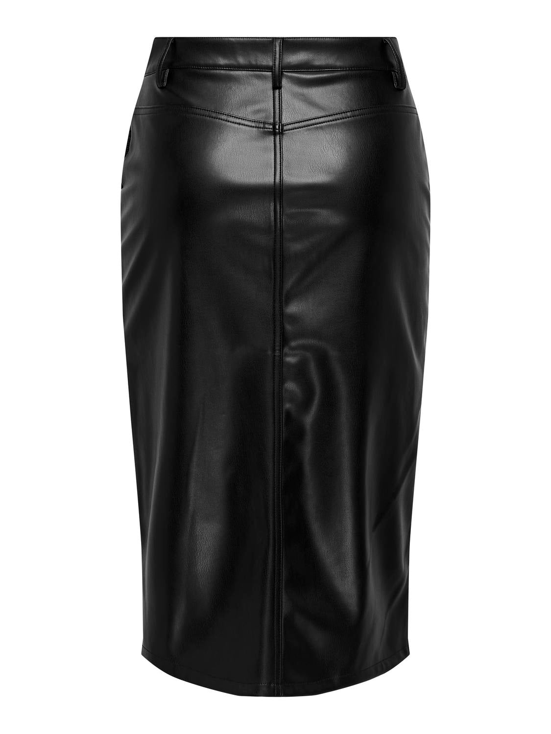 JDY Jdyalexa Hw Midi Slit Skirt Pnt 15330385 Black