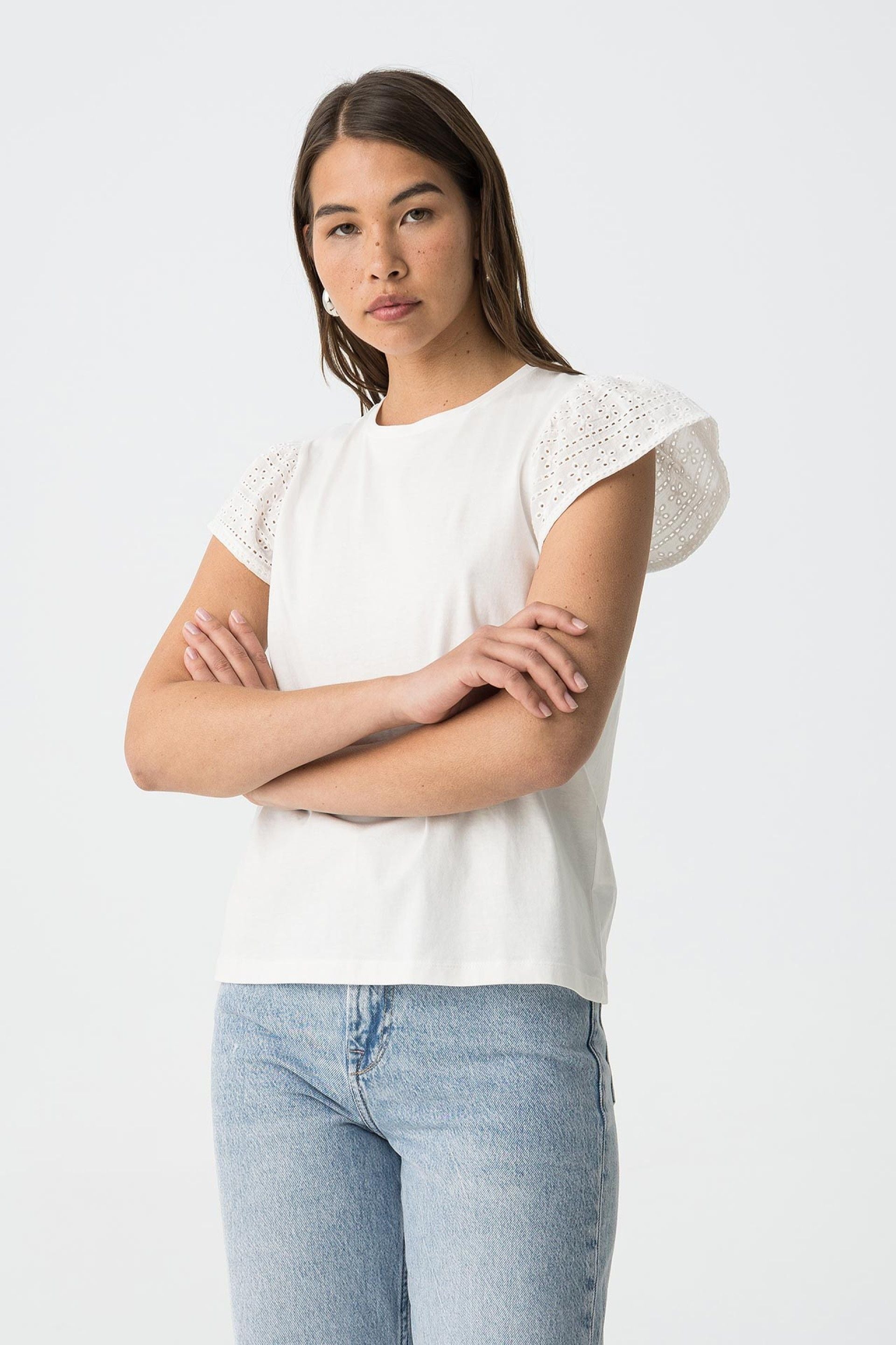 Camisetas Tiffosi Graciosa_2 10059223 110 Blanco Brillante