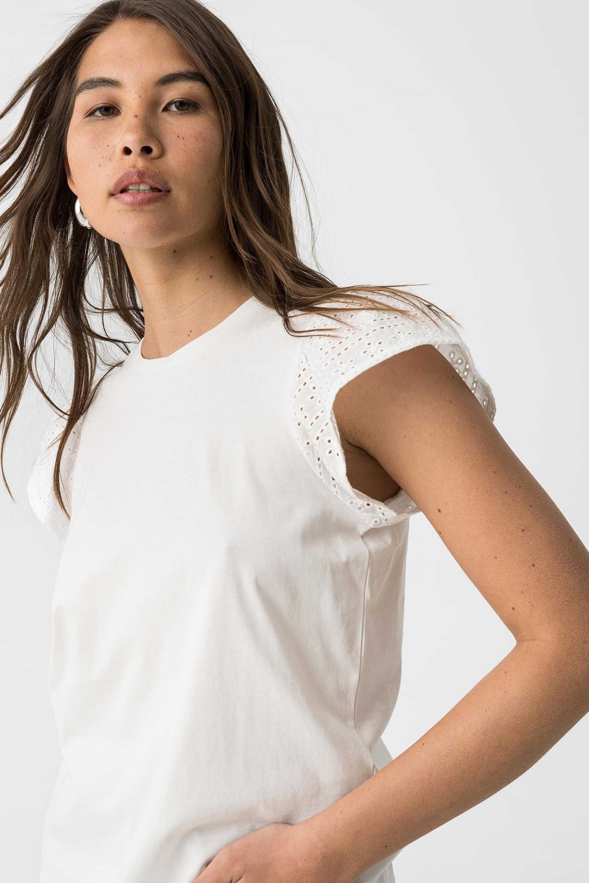 Camisetas Tiffosi Graciosa_2 10059223 110 Blanco Brillante