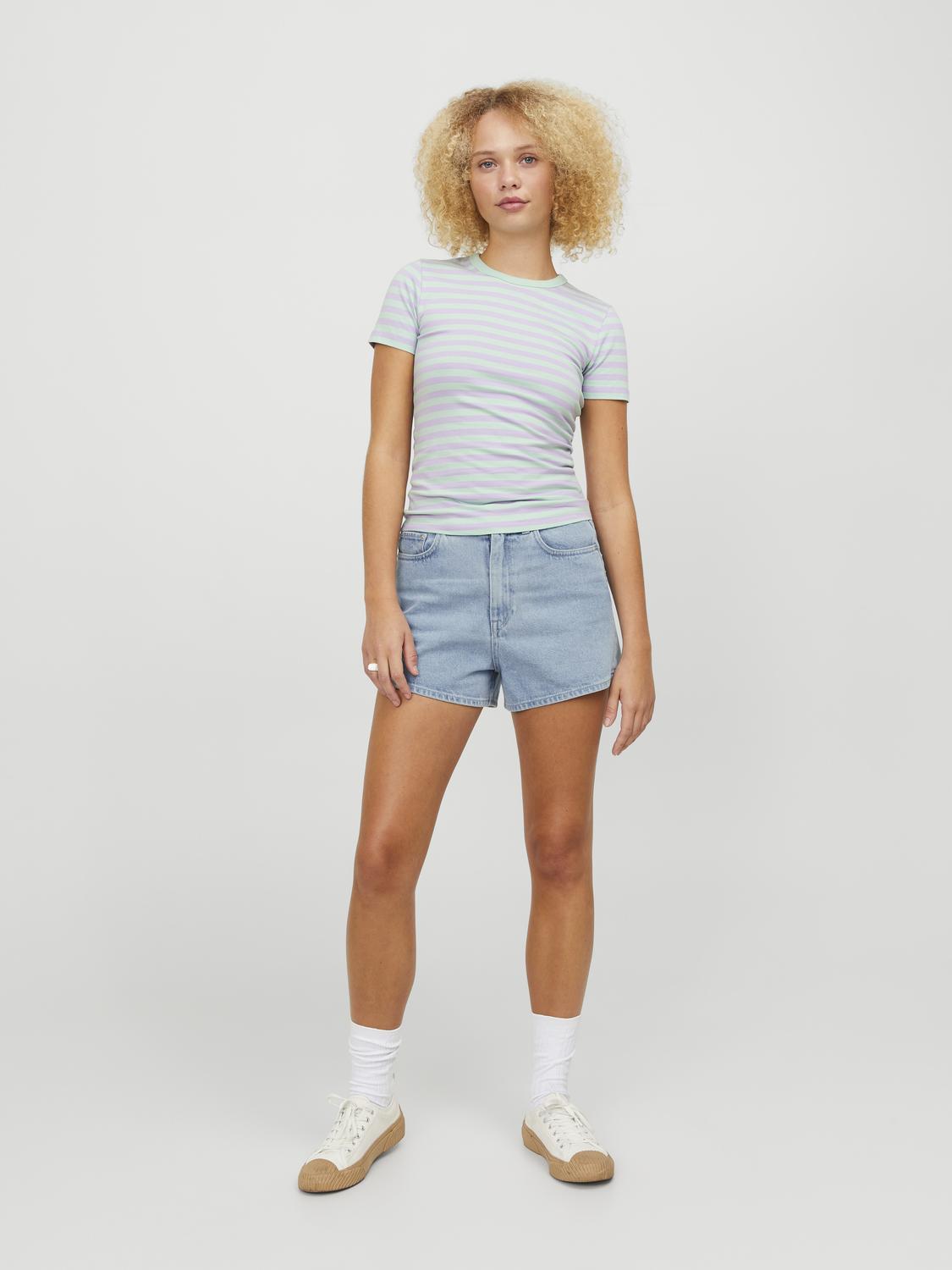 JJXXJxnany Mini Hw Denim Shorts Dnm Sn Light Blue Denim