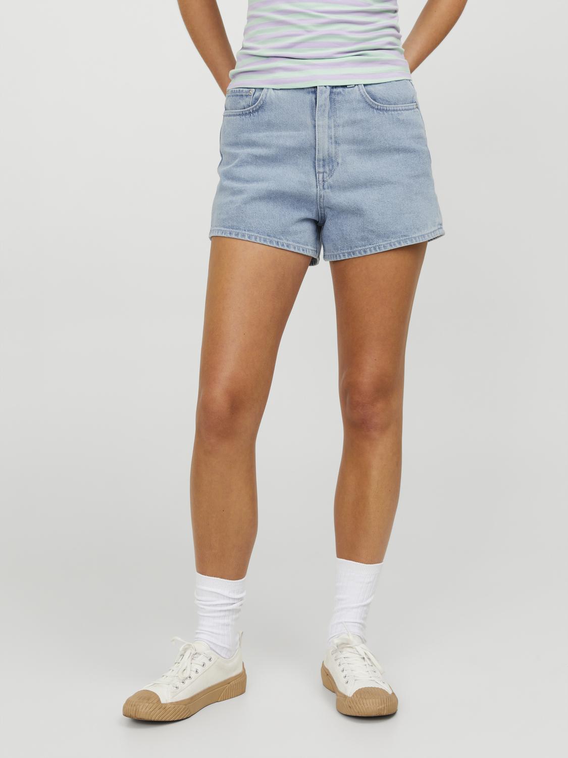 JJXXJxnany Mini Hw Denim Shorts Dnm Sn Light Blue Denim