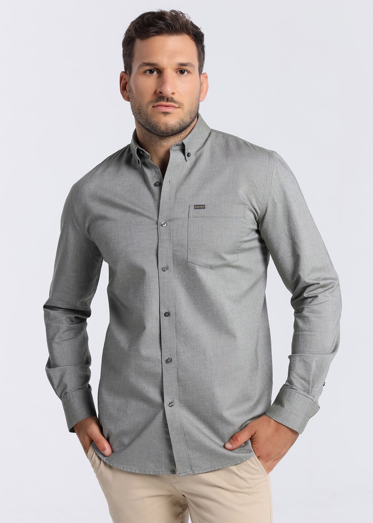 8001 Oxford-Live Camisa Manga Larga 273