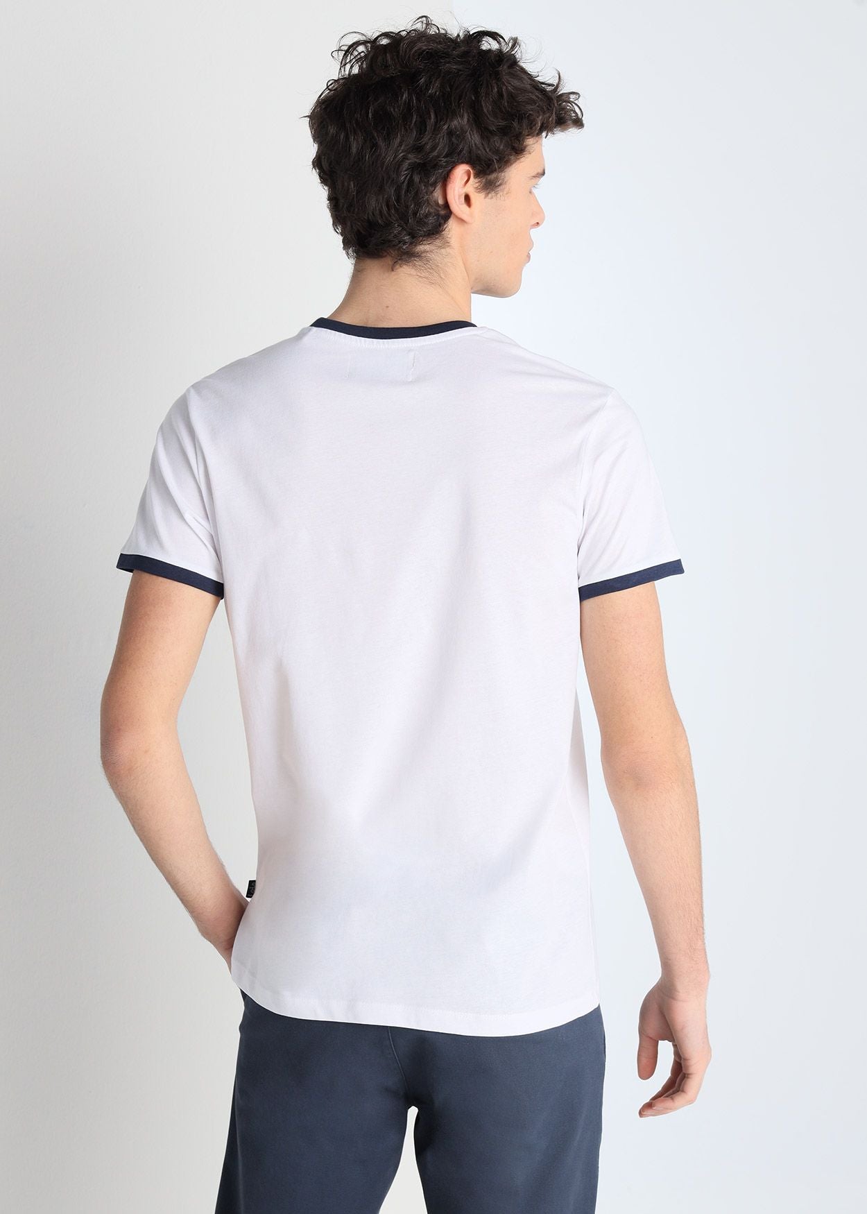 Starsky-Pong Camiseta M/C Rib  Contrastes Logo 403