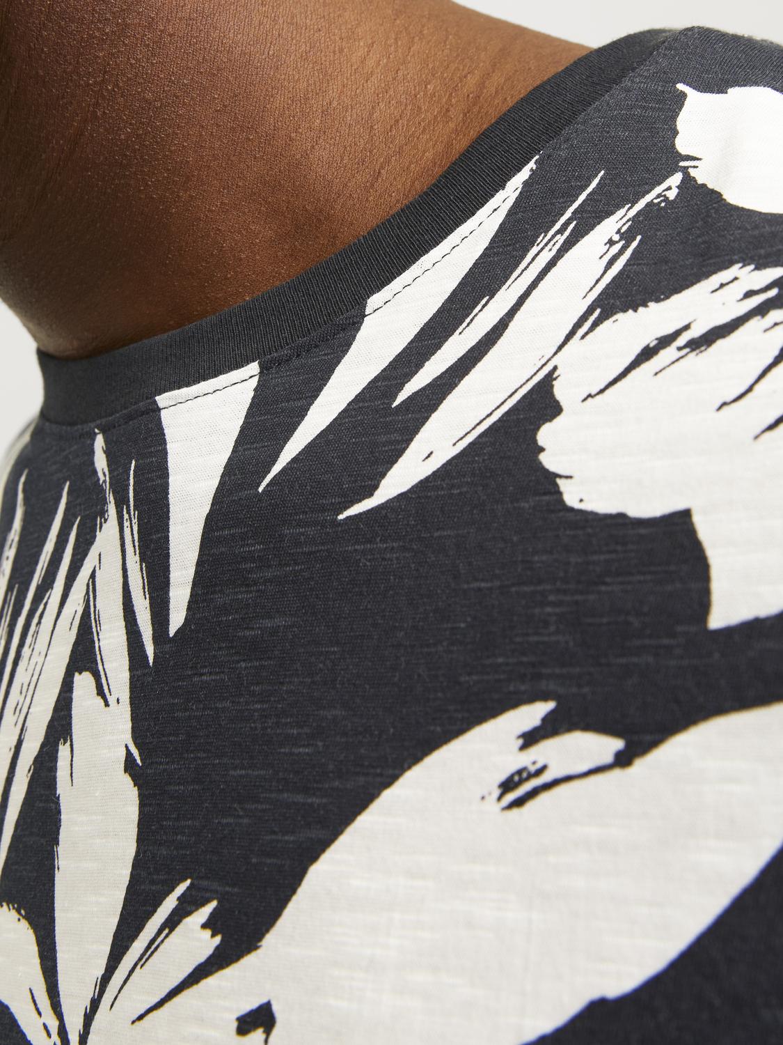 T-Shirt Jack & Jones Jjejeff Aop Tee Ss Sn 12249329 Black