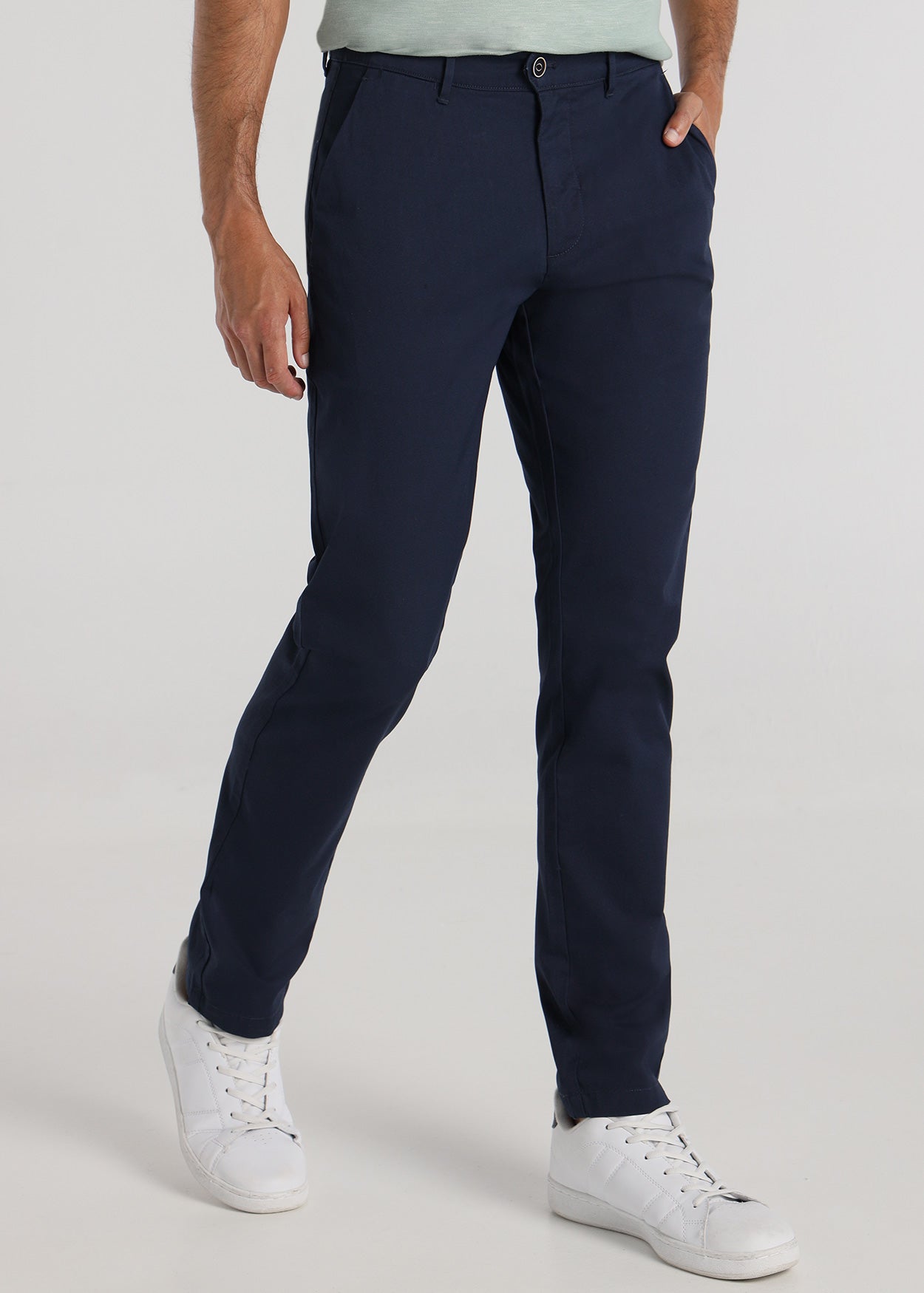 Pantalon Chino Tiro Slim Medio Estampado Dobby Bendorff 803225554111