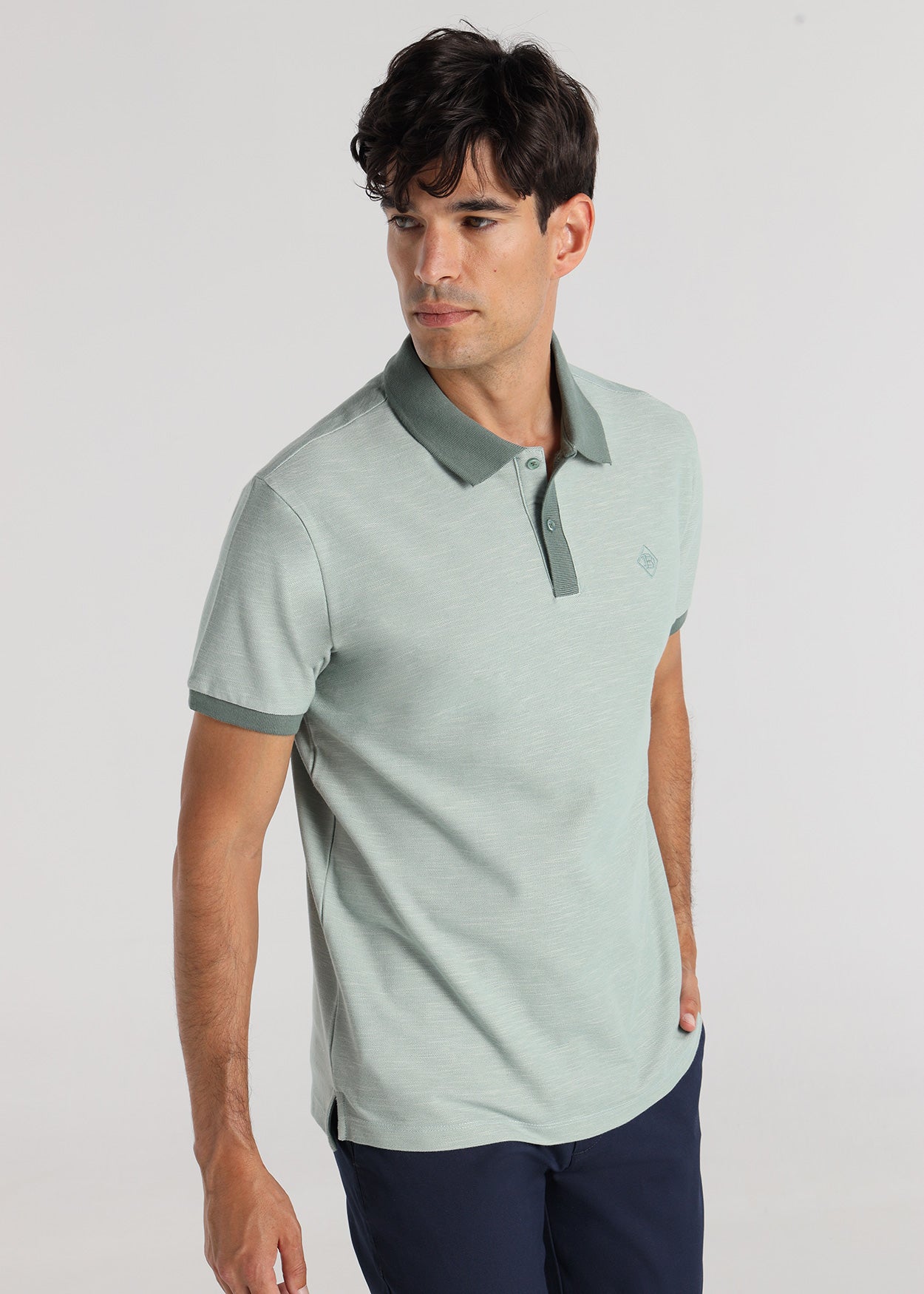 Polo Manga Corta Inject Slub Pique  Bendorff 831065511272