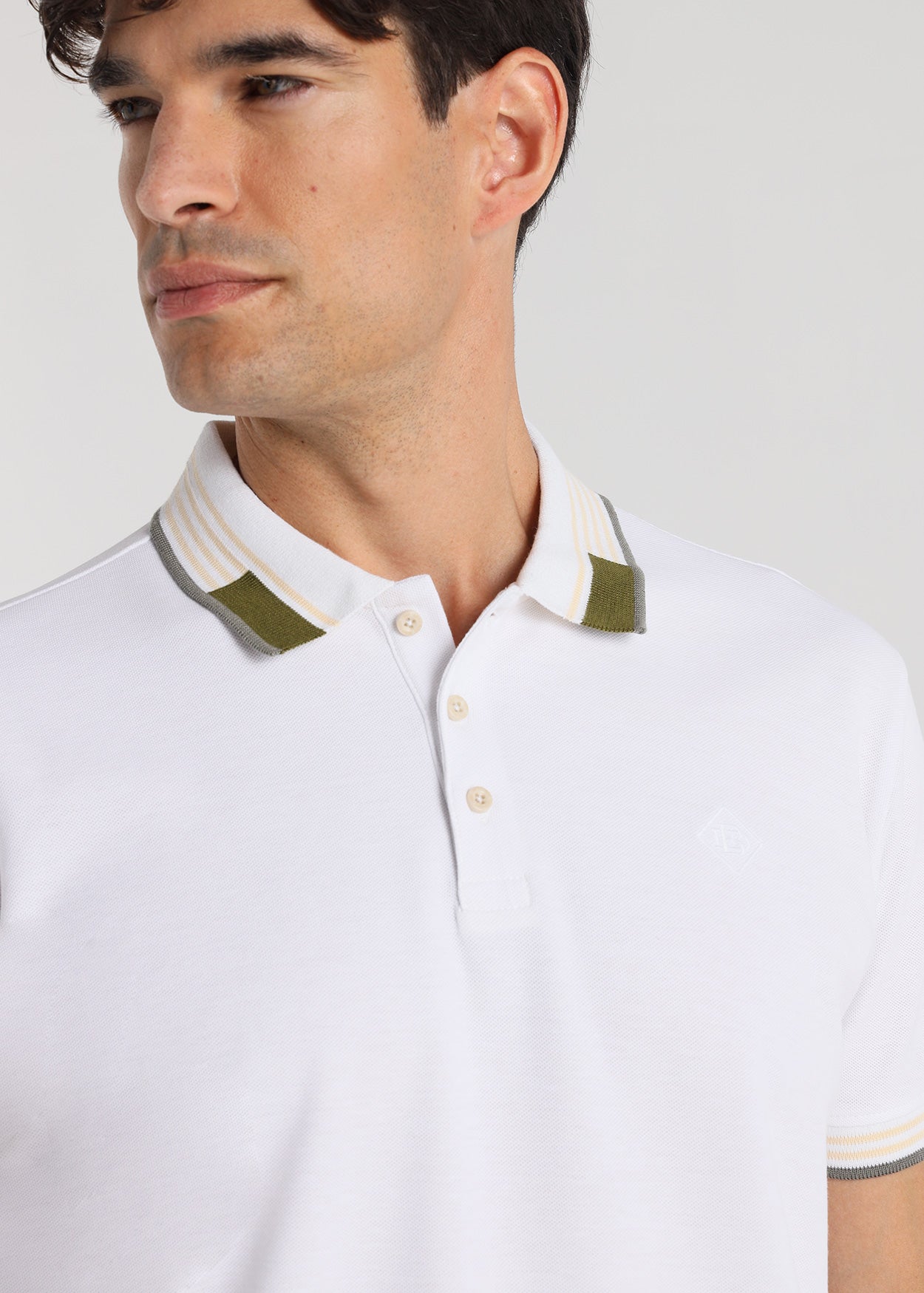 Polo Manga Corta Cuello Jacquard Bendorff 831105542201