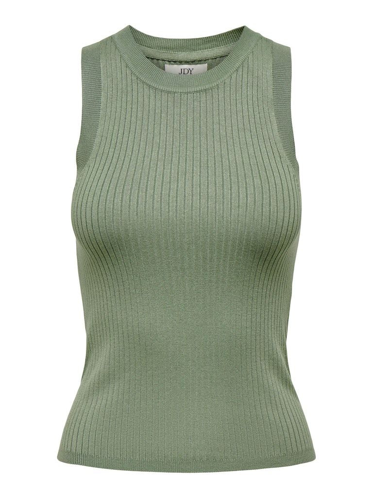 Jdyaya Solid Tank Top Knt Sea Spray