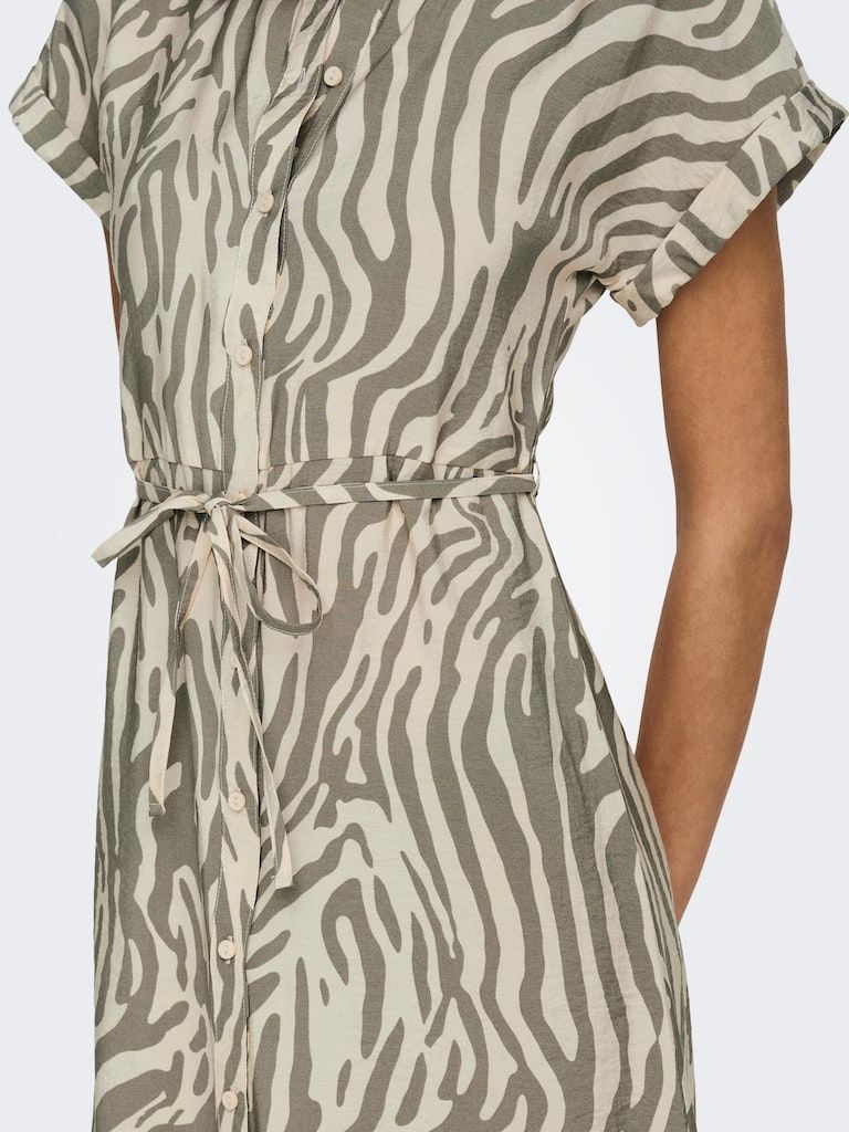 Jdycamille S/S Shirt Dress Wvn Sandshell