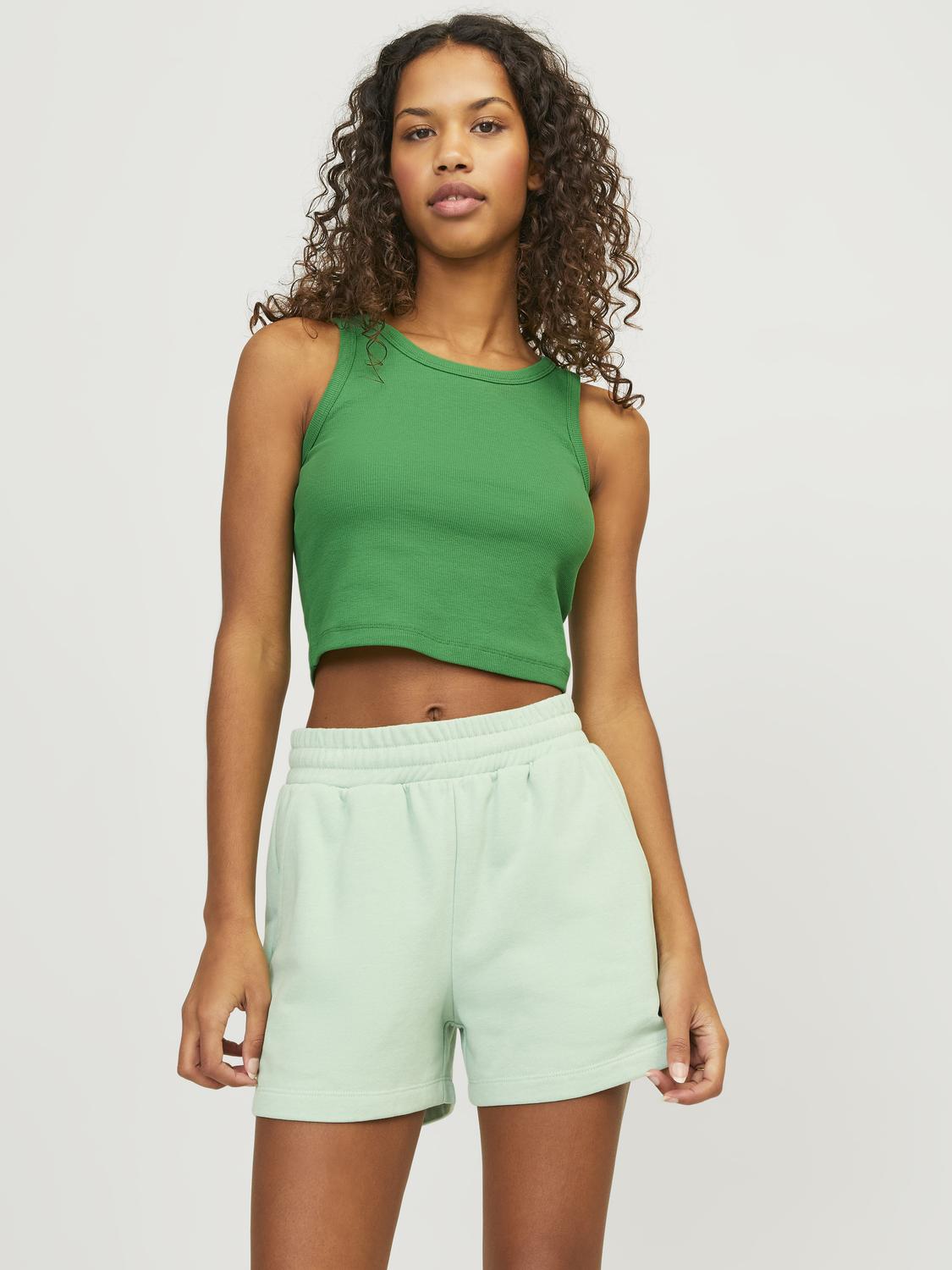 JJXX Jxfallon Str Sl Rib Top Jrs Noos 12200401 Medium Green
