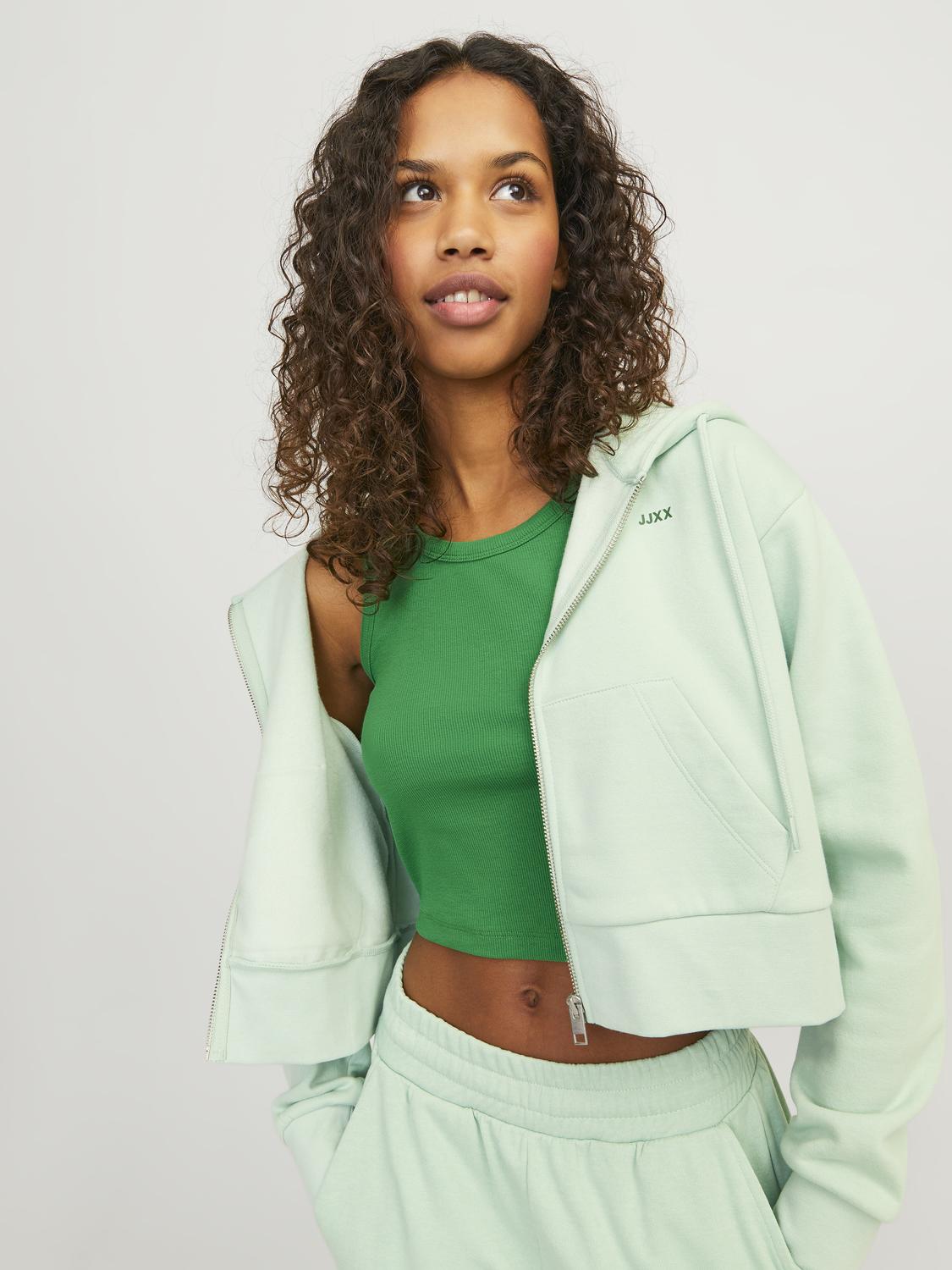 JJXX Jxfallon Str Sl Rib Top Jrs Noos 12200401 Medium Green