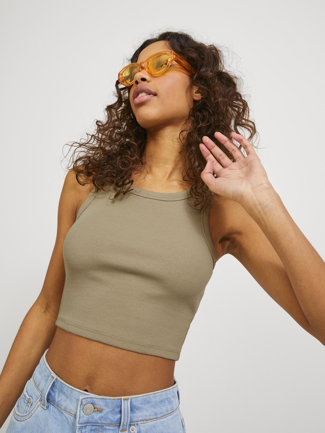 JJXX Jxfallon Str Sl Rib Top Jrs Noos 12200401 Incense