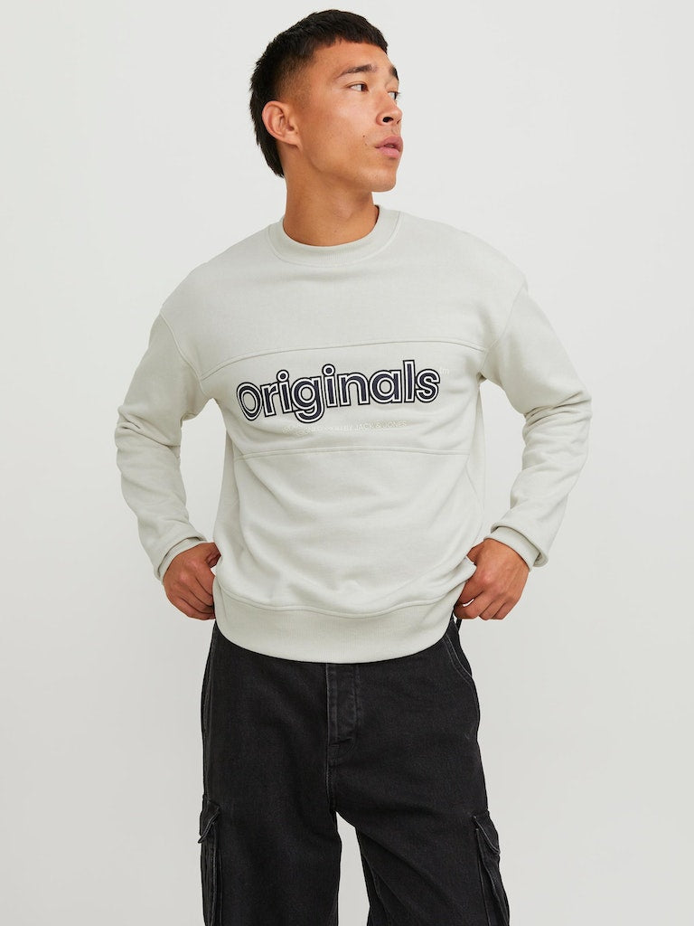 Jorlakewood Sweat Crew NeckMoonbeam