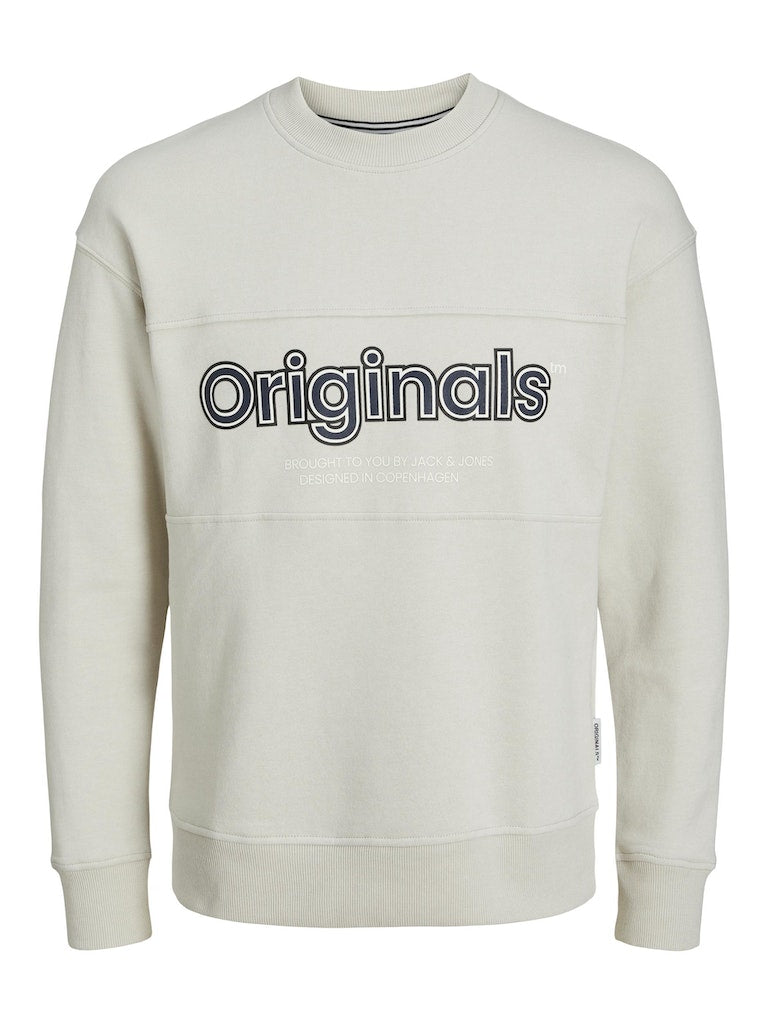 Jorlakewood Sweat Crew NeckMoonbeam