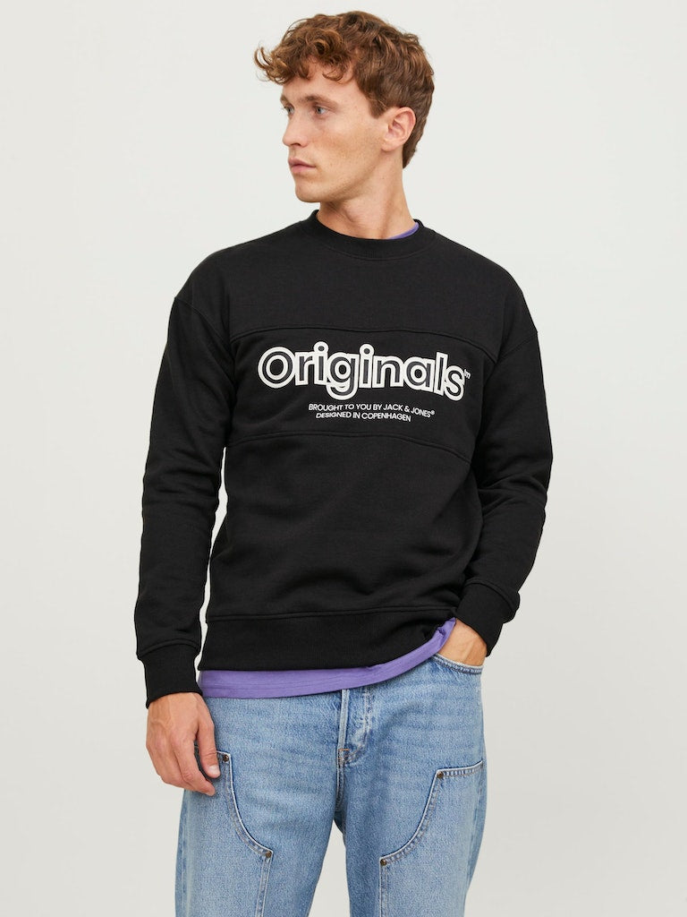 Jorlakewood Sweat Crew NeckBlack