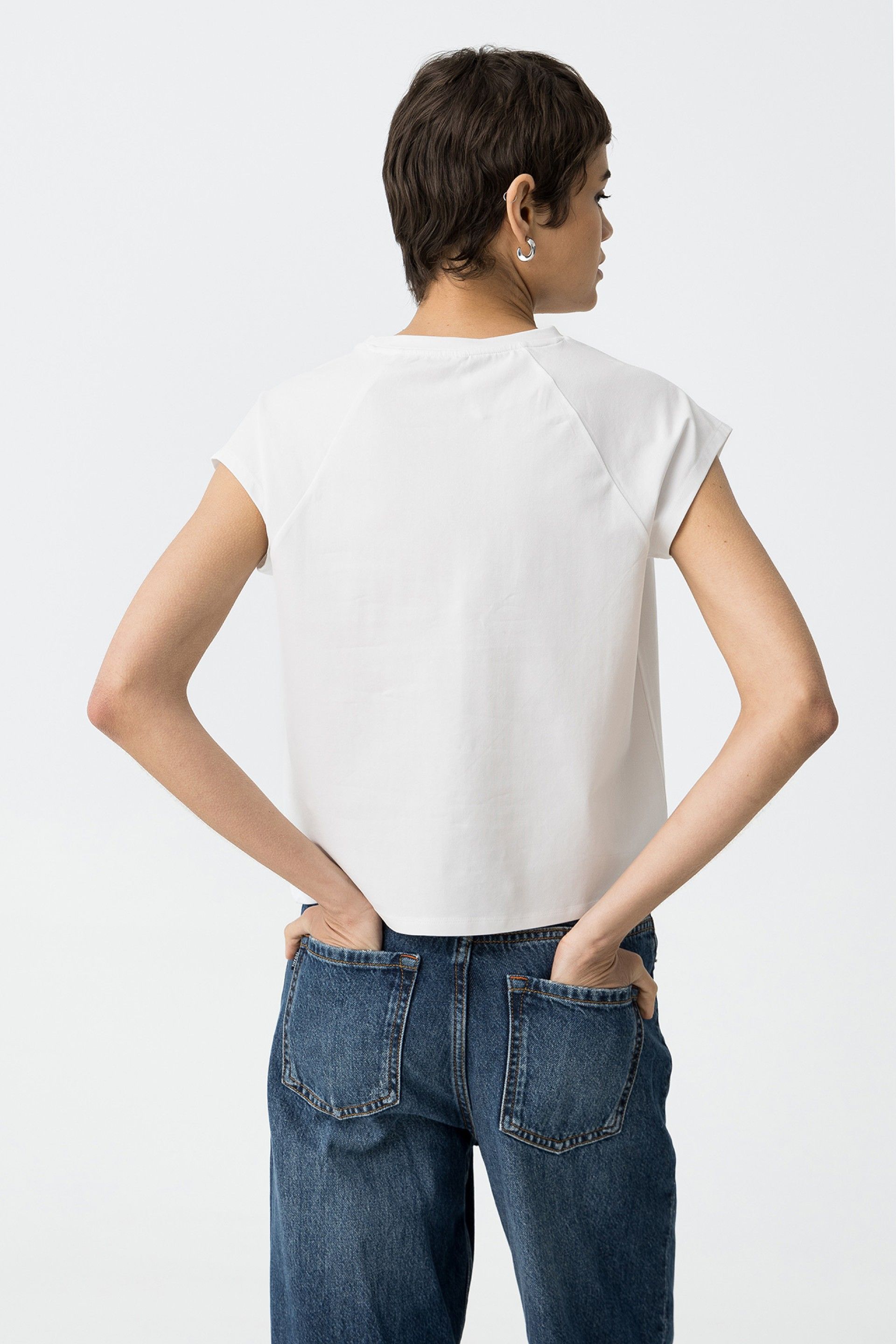 Camisetas Tiffosi Fiori 10059246 110 Blanco Brillante