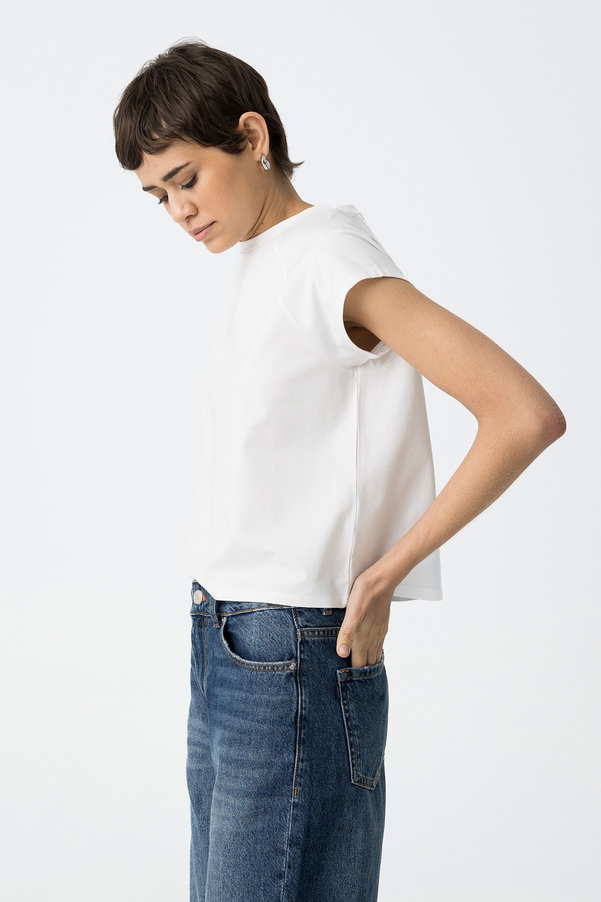 Camisetas Tiffosi Fiori 10059246 110 Blanco Brillante