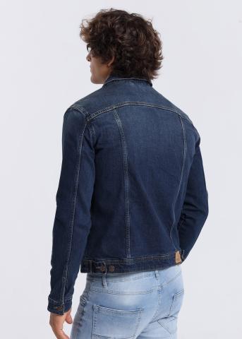 Cazadora Denim Mediem Blue Six Valves básica