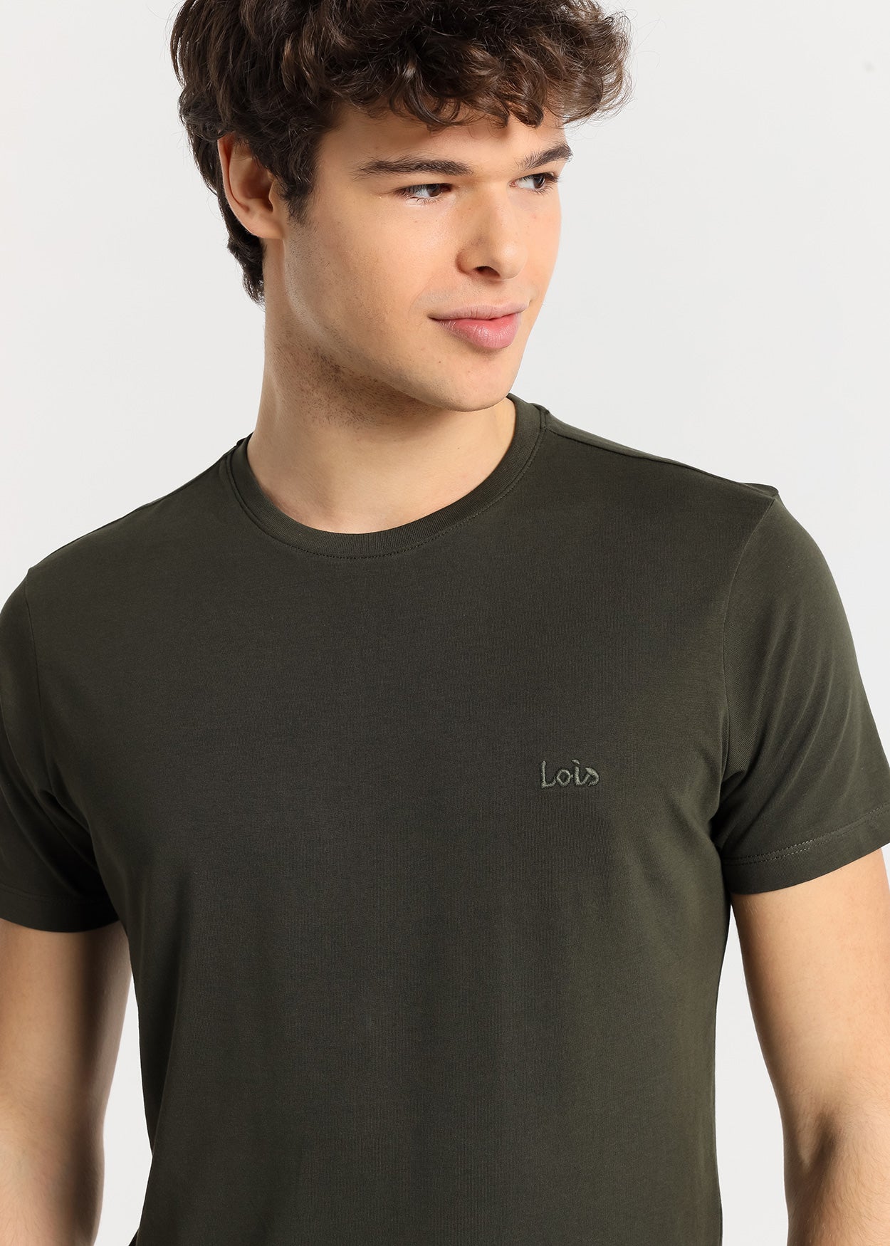 Camiseta Lois modelo Galet Biff M/C 184383742 479 verde