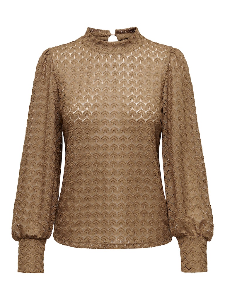 Jdyavery L/S Lace Top Jrs NoosToasted Coconut