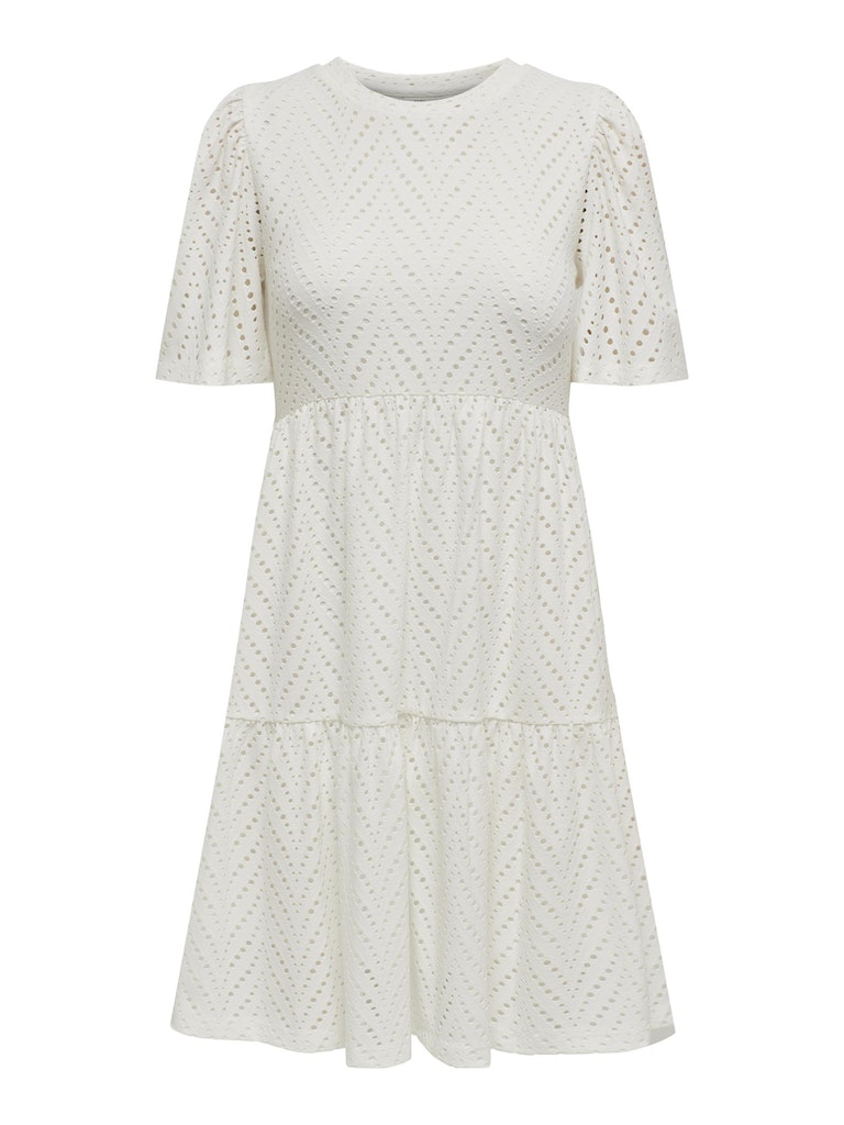 Jdycarla Cathinka S/S Dress Jrs Noos Cloud Dancer