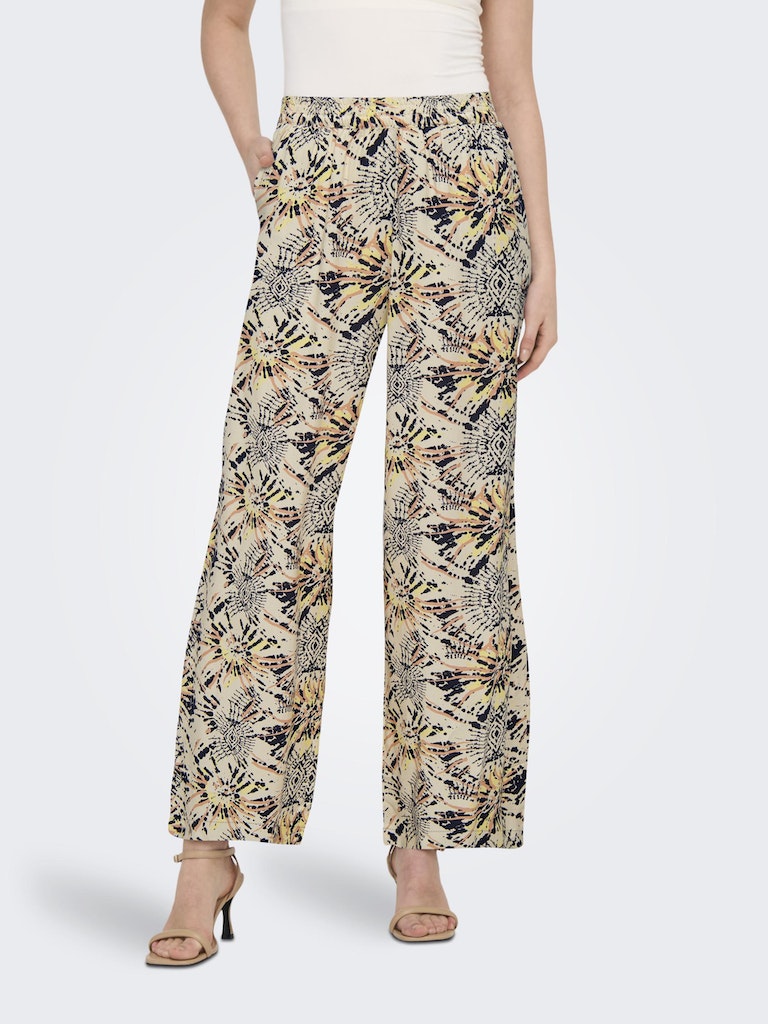 Jdygaya Life Mw Wide Pant Wvn Exp Eggnog Aura