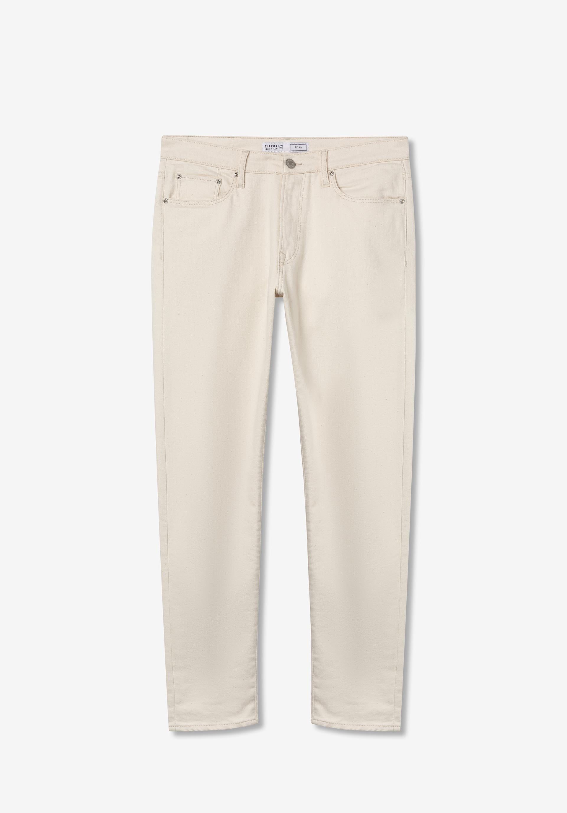 Pantalón 10053972 Dylan_83 11030 Blanco Brillante de Tiffosi