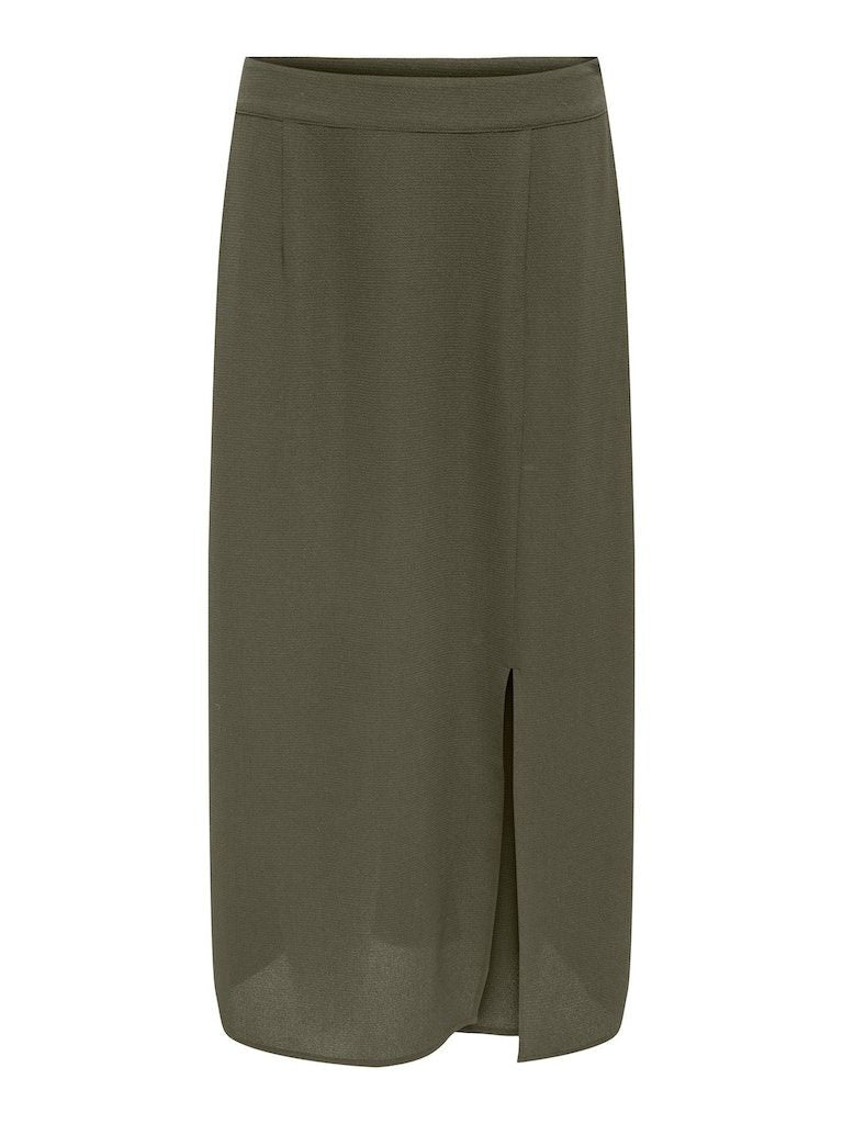 Onlnova Lux Piper Slit Skirt Solid PtmKalamata