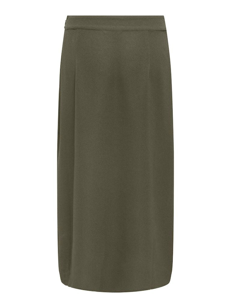 Onlnova Lux Piper Slit Skirt Solid PtmKalamata