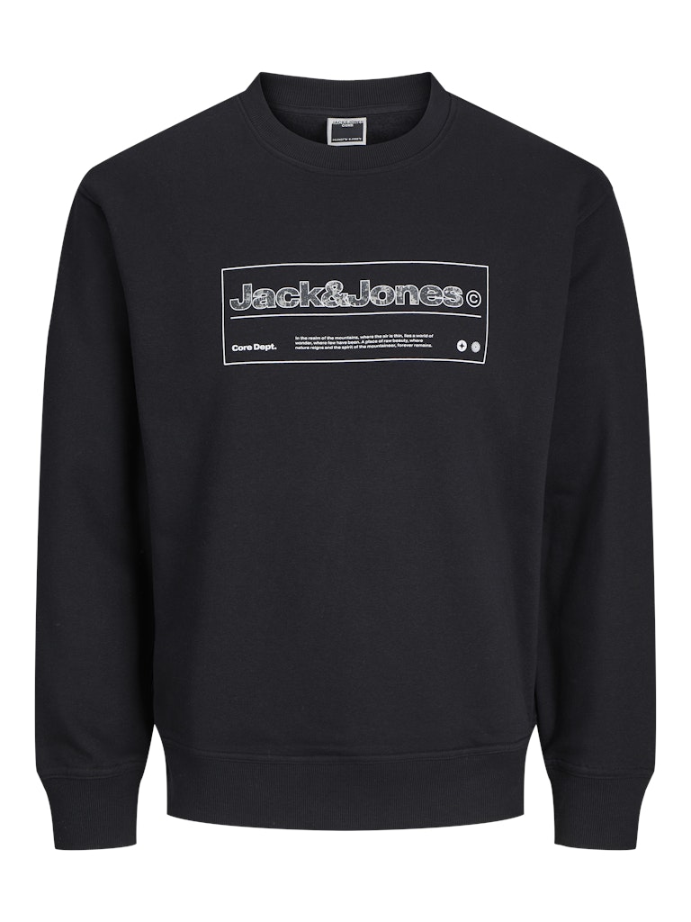 Jack & Jones Jcoalpha Sweat Crew Neck Jack & Jones Sweatshirt 12266495Black