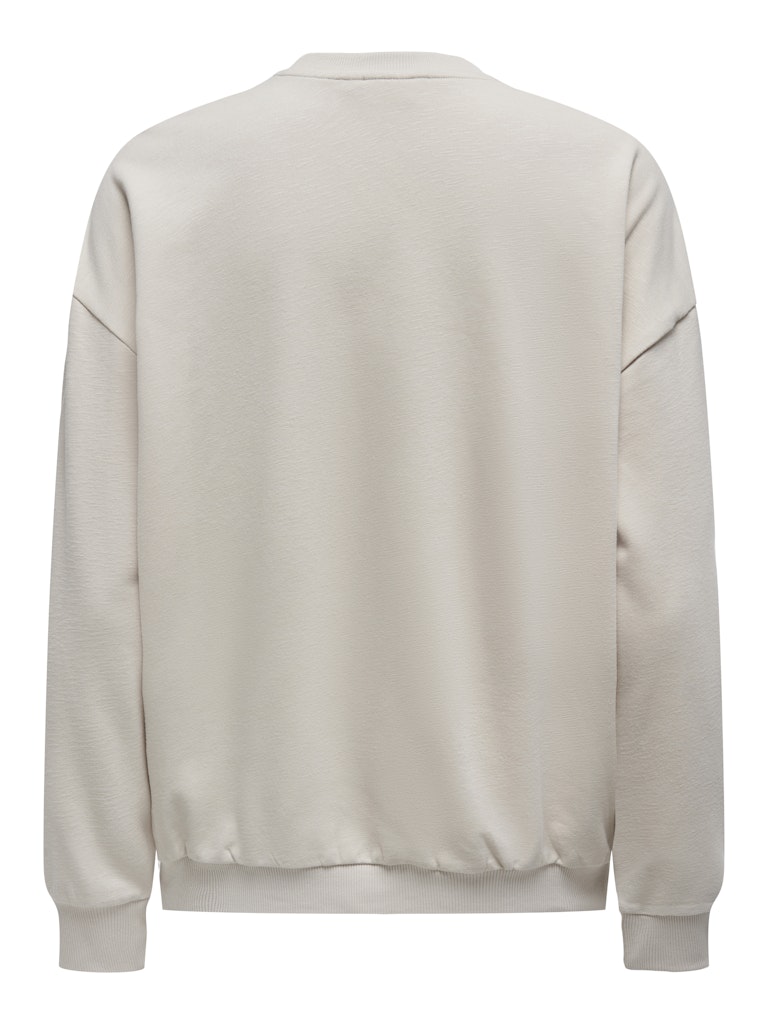 Sweatshirt ONLY Onlsille L/S Ladies O-Neck Box Swt 15333241 Pumice Stone Cheri