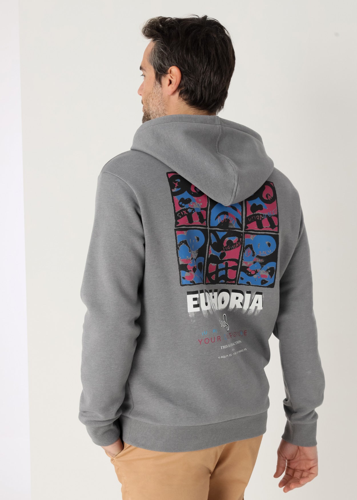 Sudadera Capucha Bolsillos Diagonal Six Valves 560741426395