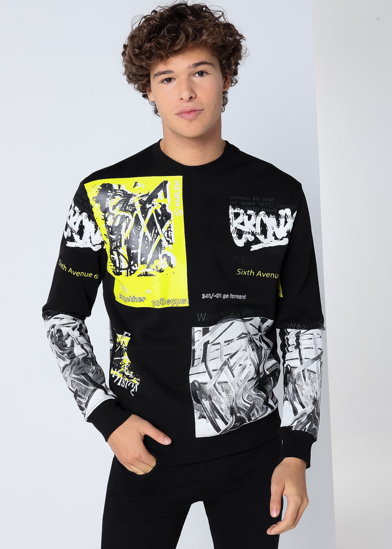 Sudadera Cuello Caja  Fullprint Street  399