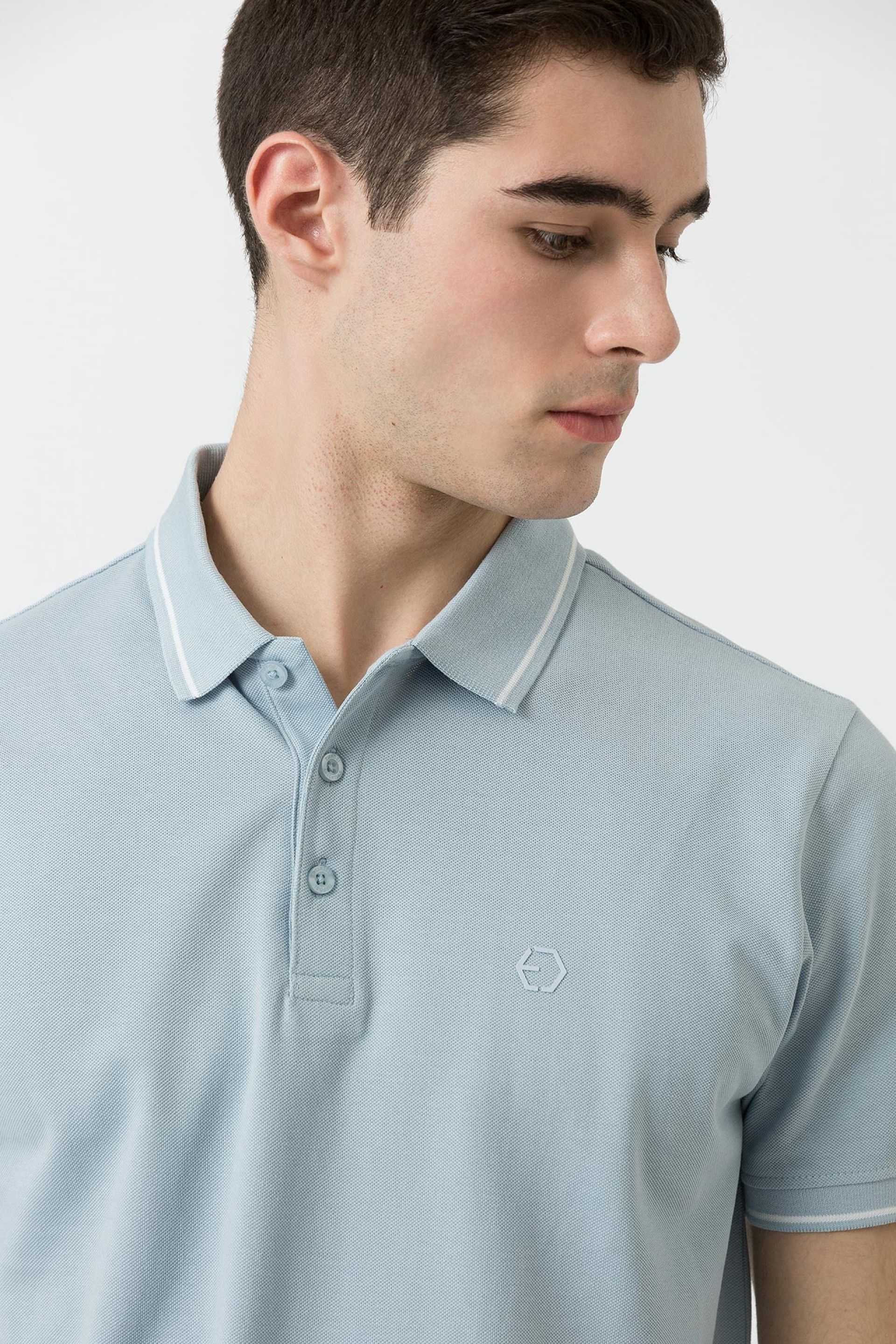 Polos Tiffosi Jeremy 10054684 786 Azul Niebla