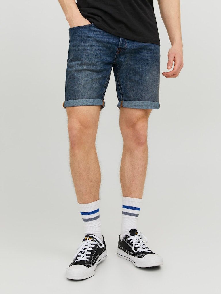 Jjirick Jjoriginal Shorts Am 626 Blue Denim