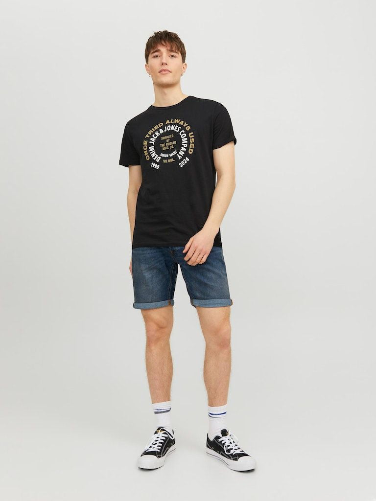 Jjirick Jjoriginal Shorts Am 626 Blue Denim