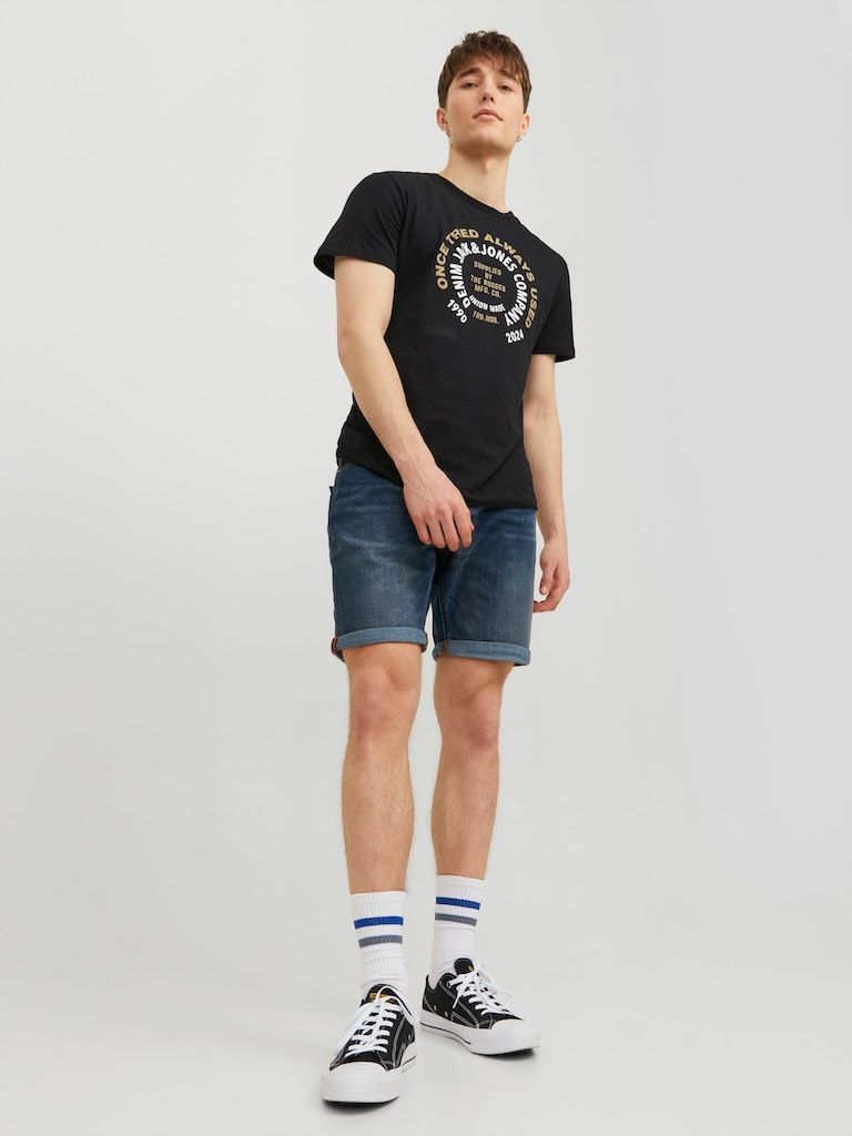 Jjirick Jjoriginal Shorts Am 626 Blue Denim