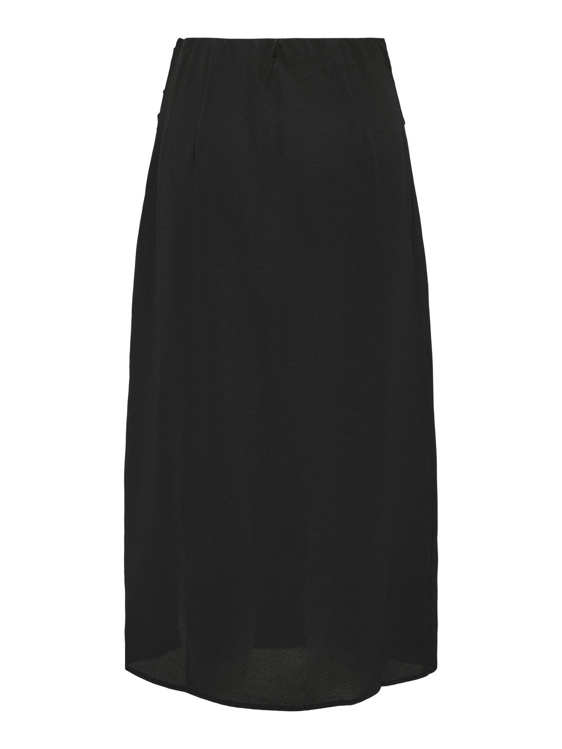 Only Onlnova Life Lux Starley Long Skirt Soli Black 15322299Black