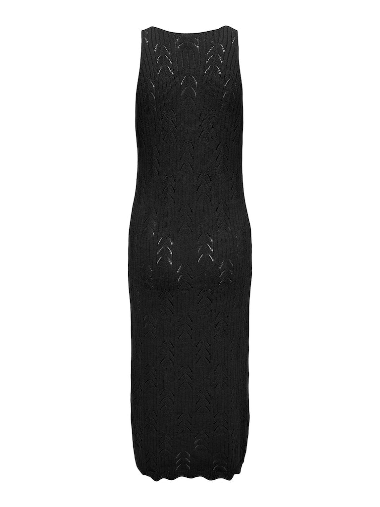 Vestido 15318444 Onldana Life Sl Midi Dress Knt Black de Only