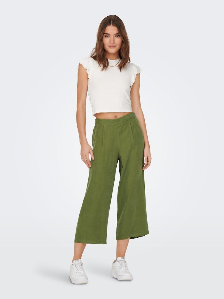 Onlcarisa-Mago Life Culotte Pant Pnt Olive Branch