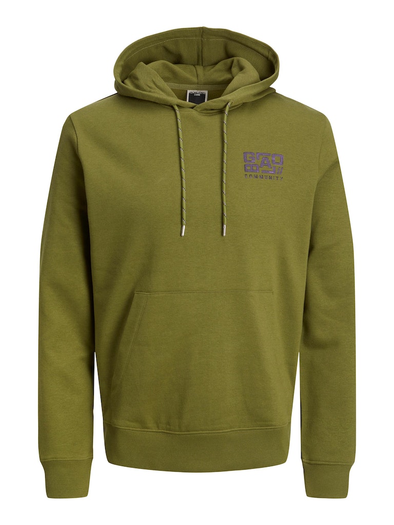 Jcowaffle Backprint Sweat HoodOlive Branch