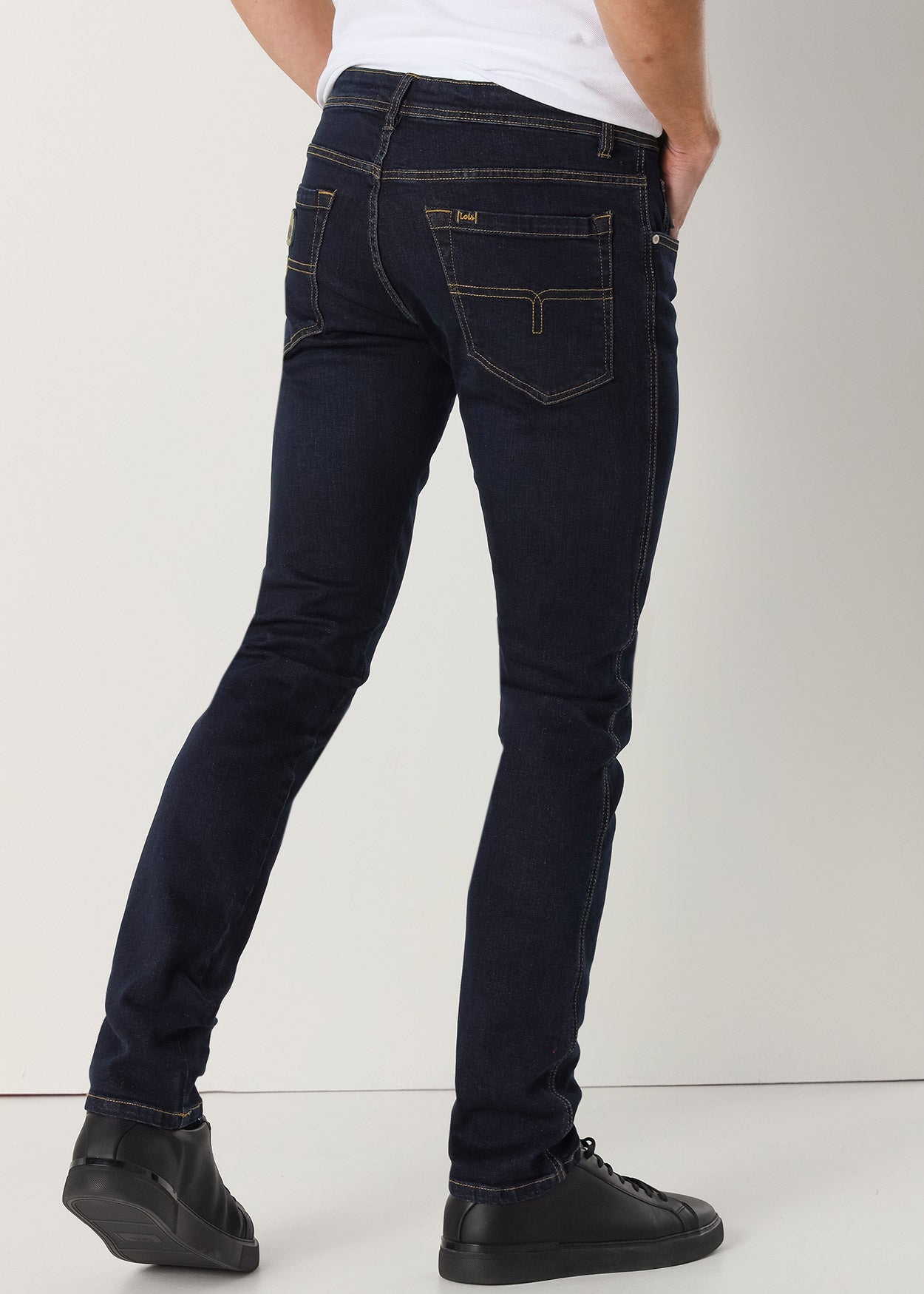 Marvin-Marley Jeans Cintura Media  Regular Tiro Medio Rinse Wash 101903405 979