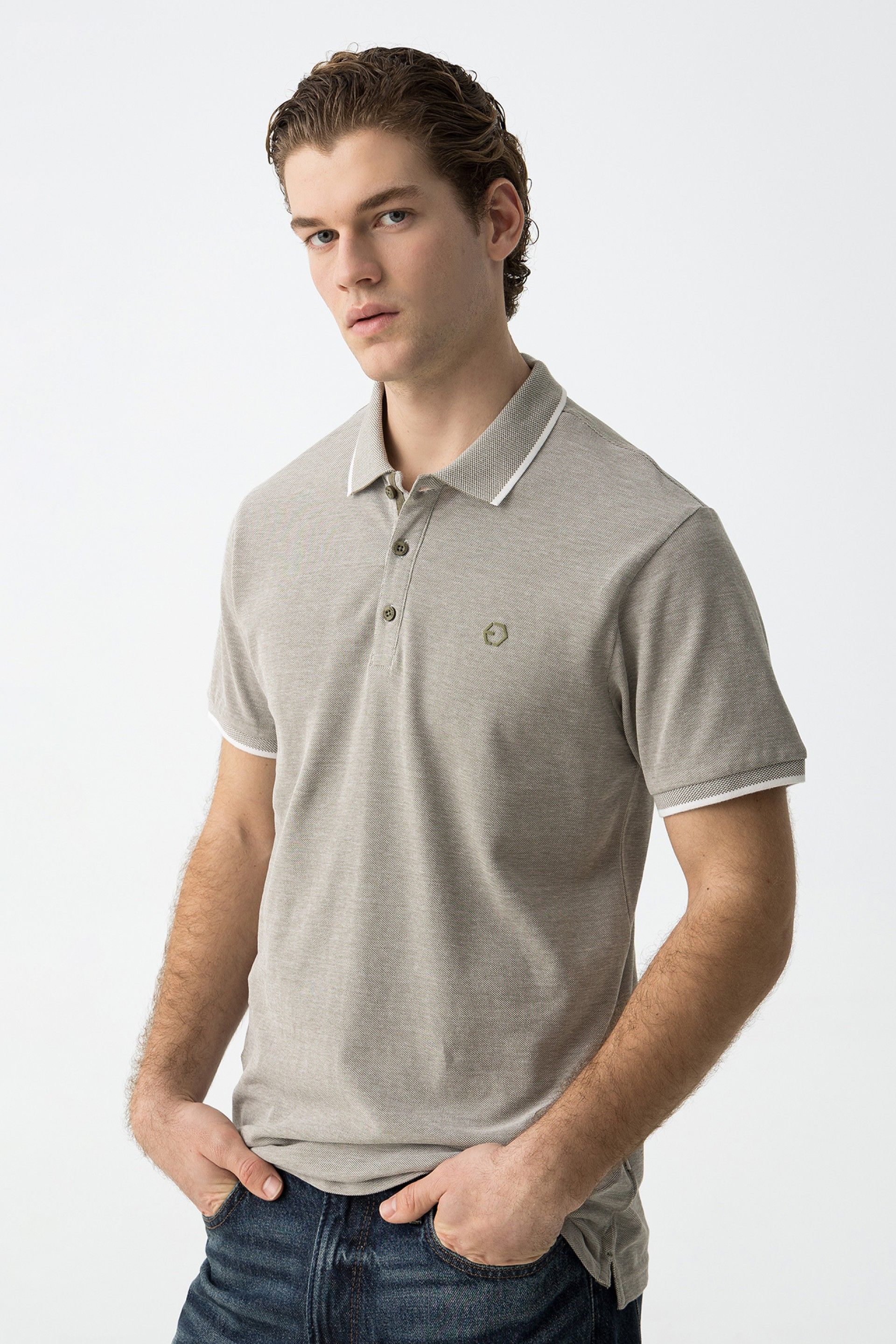 Polos Tiffosi Theo 10054107 829 Verde Cascada