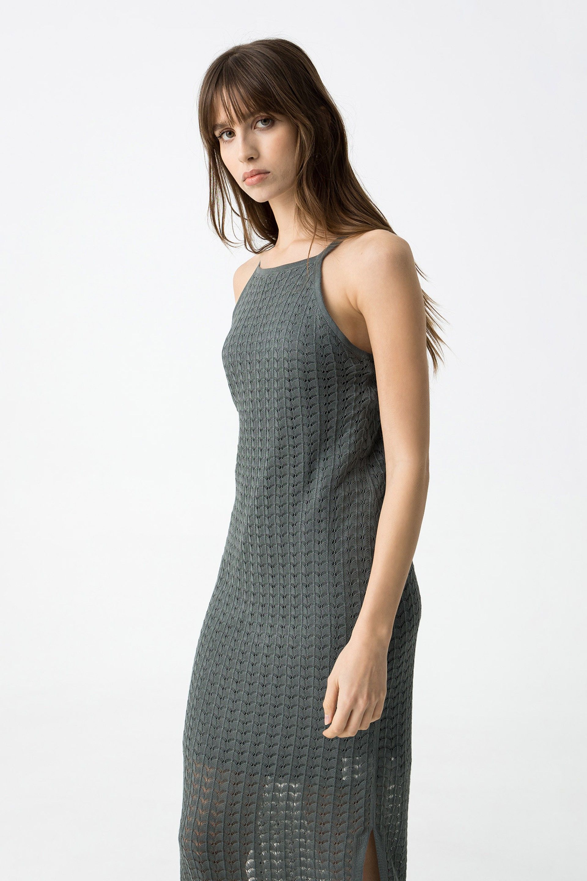 Vestidos Tiffosi Menippe_1 10059016 055 Gris Azulado
