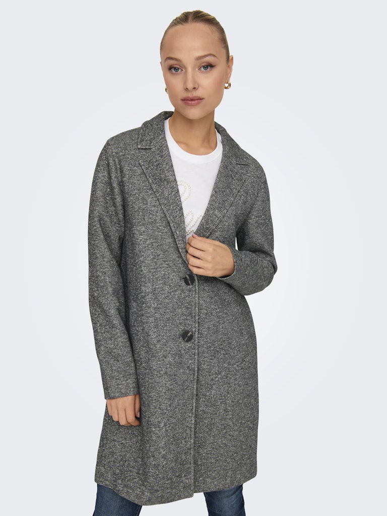Only Onlsedona Life Carrie Coat Cc Otw 15321862 Dark Grey Melange